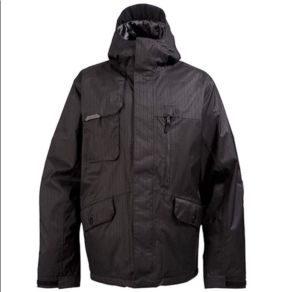 Burton Esquire Black Snowboarding Jacket, Medium